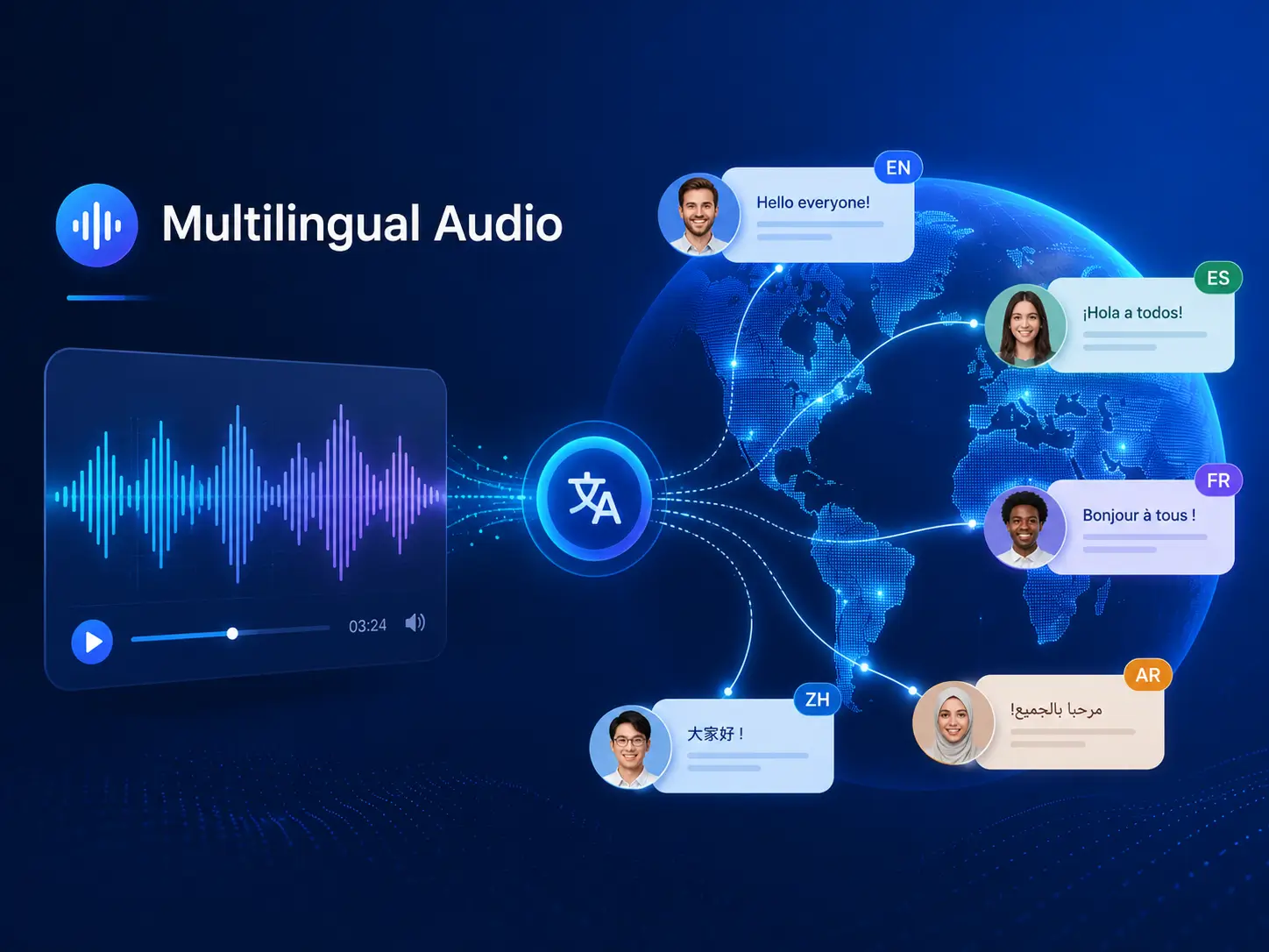Reach Global Audiences with Multilingual Audio Content