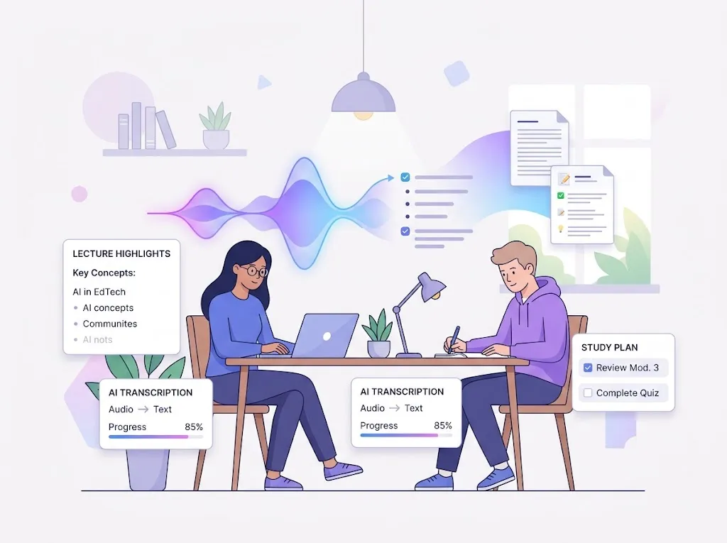 Transcribe Lectures into Study Notes Instantly