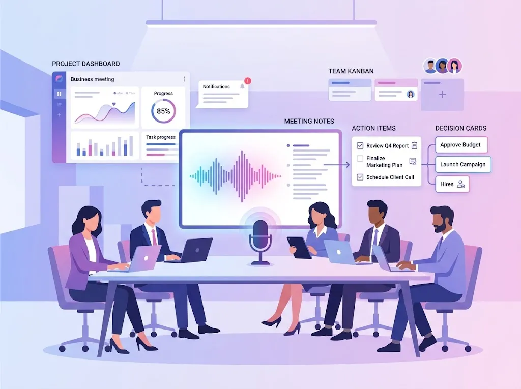 Speech to Text AI for Business Meetings