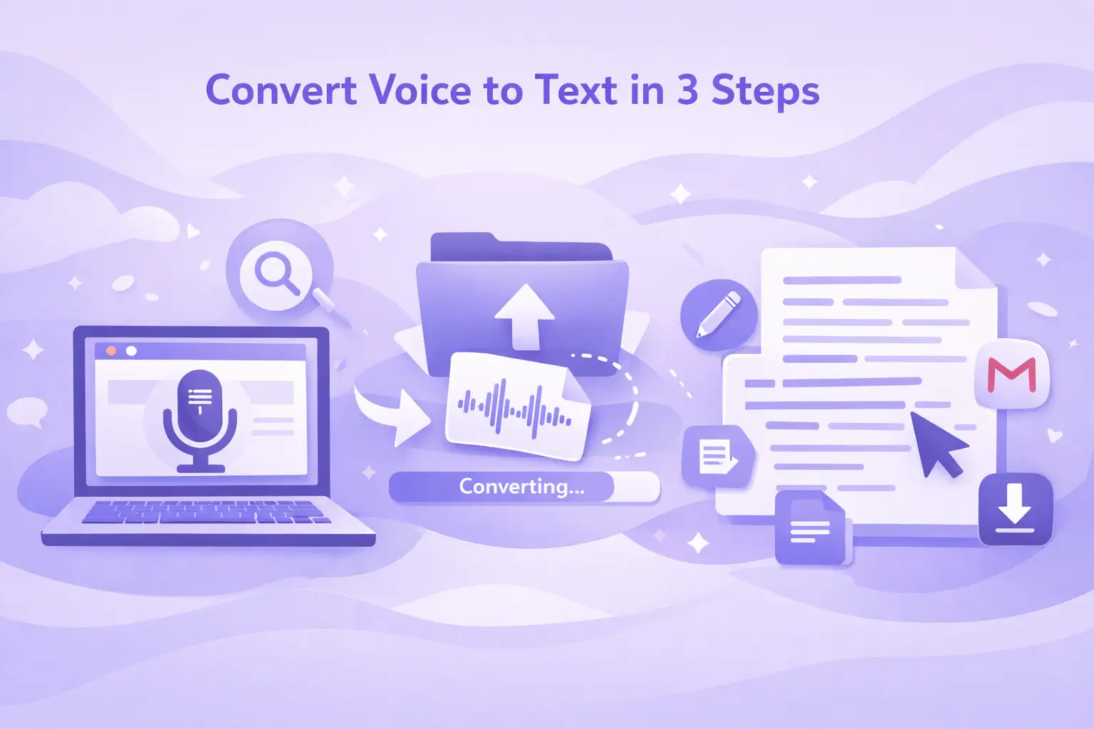 How to Convert Voice to Text in 3 Steps?