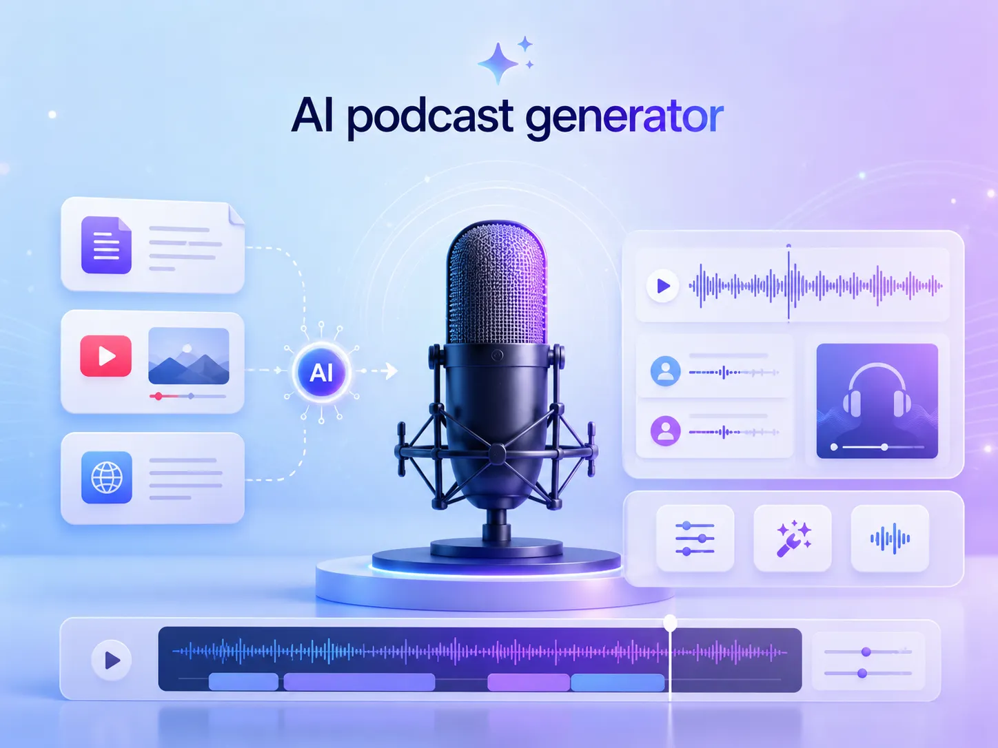 Generate Engaging Podcasts from Any Content