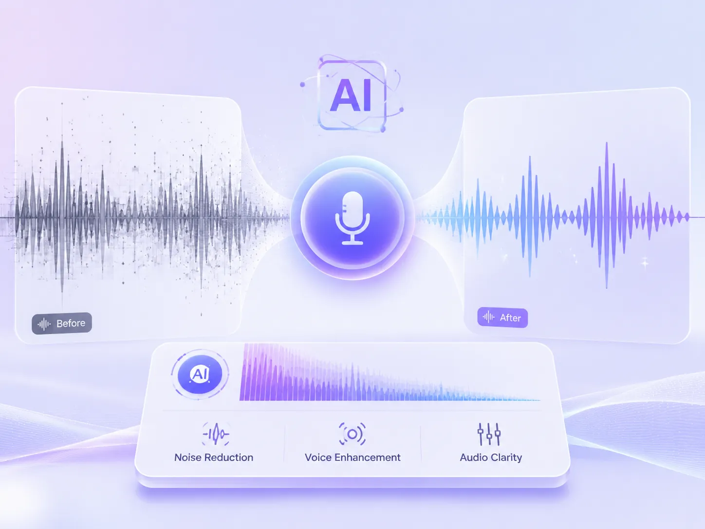 Instantly Clean Up Audio and Enhance Voice Clarity