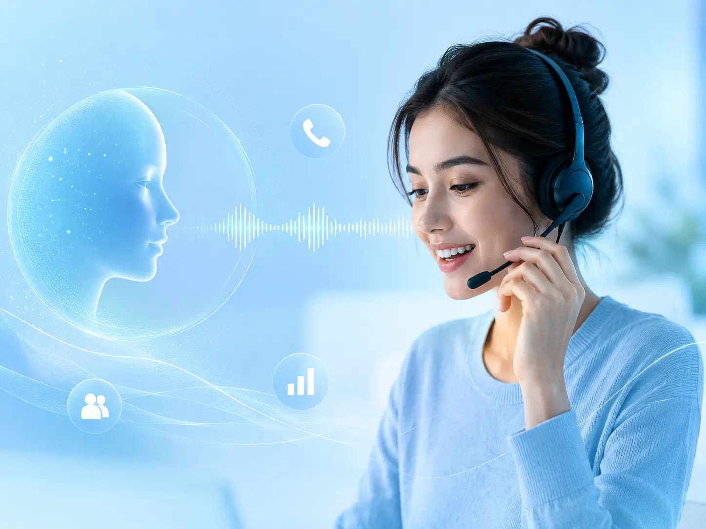 AI voices for call flows