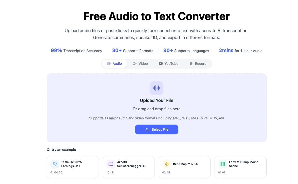 AudioConvert automatic language detection